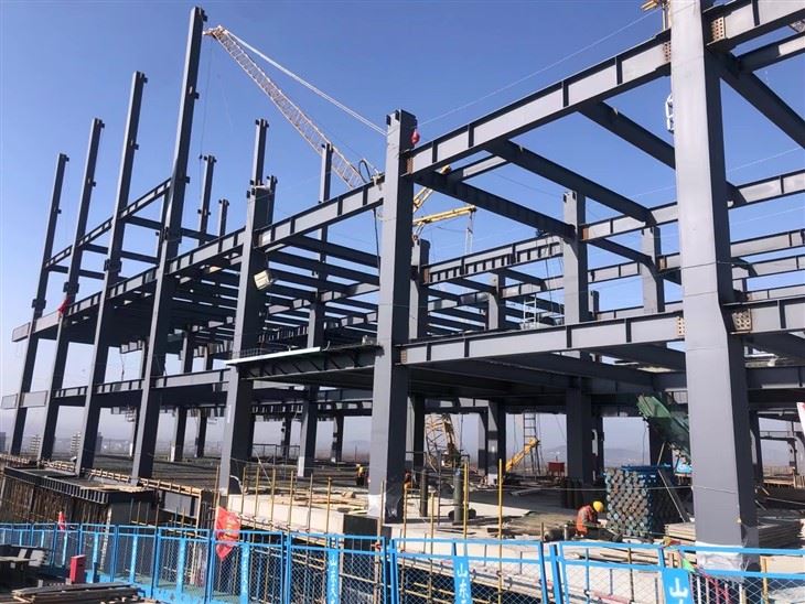 structural steel frame